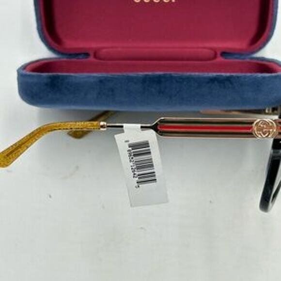 Gucci GG0281S – 001 black acetate frame sunglasses with gray lenses NWT - Picture 3 of 11